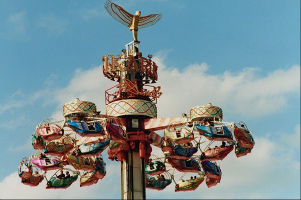 721089 Merry go round At The Oktoberfest In Munich, Germany A4 Photo Print
