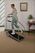 722012 Woman On Exercise Treadmill A4 Photo Print