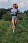 722015 Girl Jogging A4 Photo Print