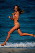 722018 Running On The Beach A4 Photo Print