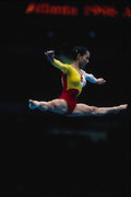722021 Chinese Gymnast High Split, Balance Beam, Atlanta Olympics, 1996 A4 Photo Print