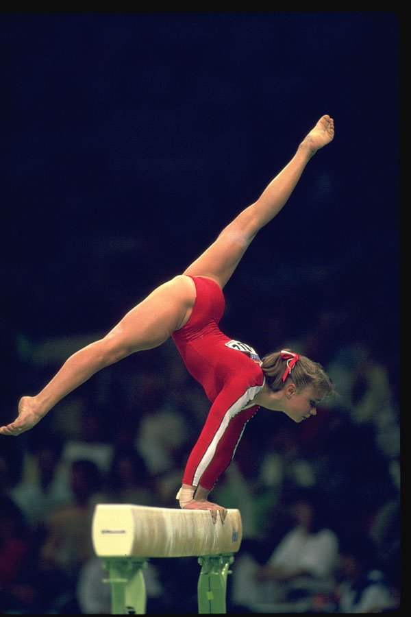 722037 U.S.A. Gymnast, Phoebe Mills, Seoul Olympics, 1988 A4 Photo Print