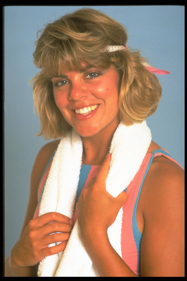 722044 Woman Wearing Exercise Outfit, With Towel A4 Photo Print