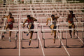 722059 Track And Field, Men's 110 Meter Hurdles A4 Photo Print