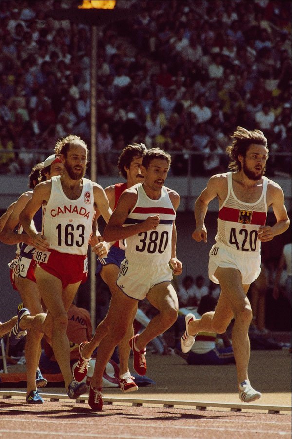 722060 Track And Field, Men's 1500 Meter Race On An Olympic Track A4 Photo Print