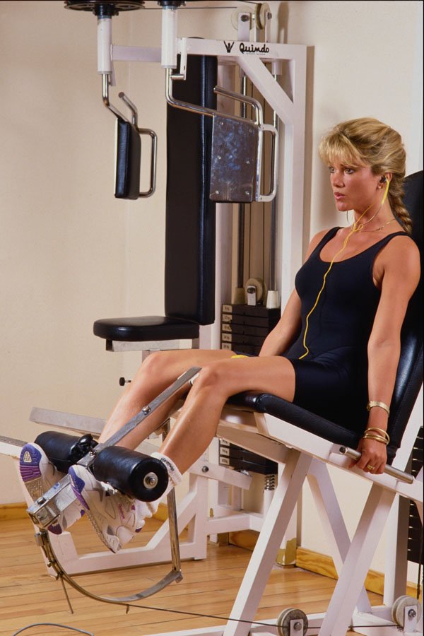 722094 Girl In Gym, Lanzarote, Spain A4 Photo Print
