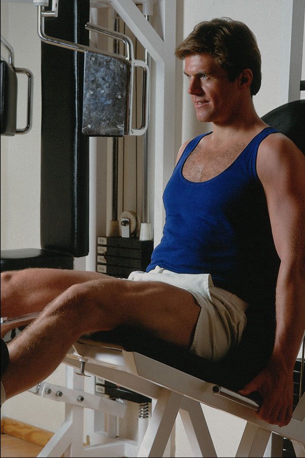 722098 Man In Gym, Lanzarote, Spain A4 Photo Print