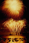724022 Fireworks, Vancouver, British Columbia, Canada A4 Photo Print
