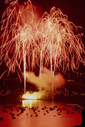 724023 Fireworks, Vancouver, British Columbia, Canada A4 Photo Print