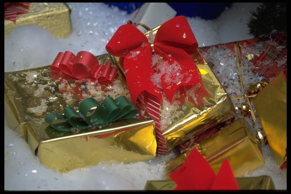 724066 Christmas Gifts A4 Photo Print