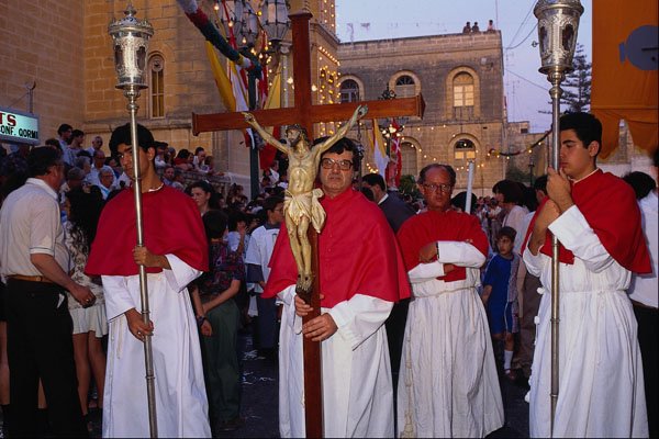 724074 Procession, St. Anton's Day, Birkirkara, Malta A4 Photo Print