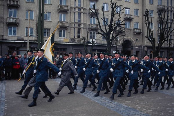 724078 Lithuanian Troops, Independence Day A4 Photo Print