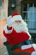 724085 Santa Waving A4 Photo Print