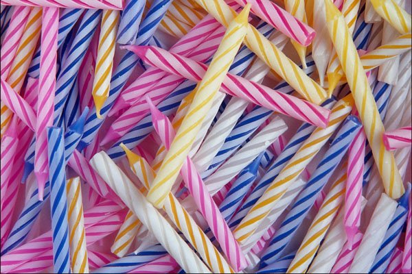 724086 Birthday Candles A4 Photo Print