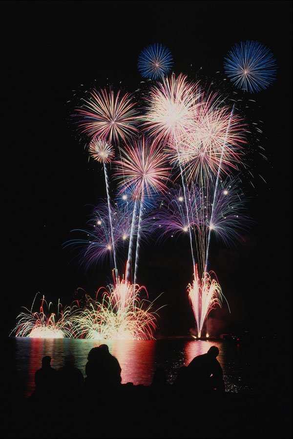 724088 Fireworks A4 Photo Print