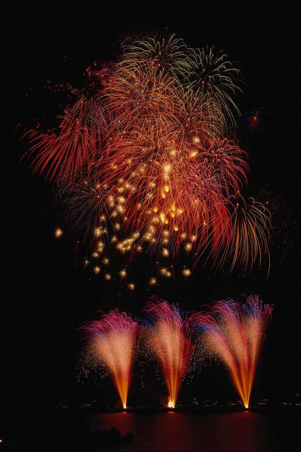 724089 Fireworks A4 Photo Print
