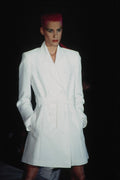 725005 Edina Ronay, White Short Coat A4 Photo Print