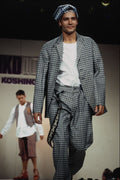 725015 Black And White Jacket And Trousers A4 Photo Print
