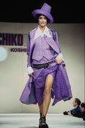 725017 Purple Outfit With Hat A4 Photo Print