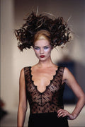 725041 Philip Treacy. Pheasant Feather Hat A4 Photo Print