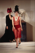 725044 Philip Treacy, Black Feathers And Lace Hat A4 Photo Print
