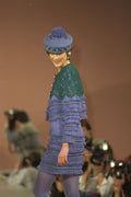 725073 Female Wearing Purple Jacket, Skirt And Hat A4 Photo Print