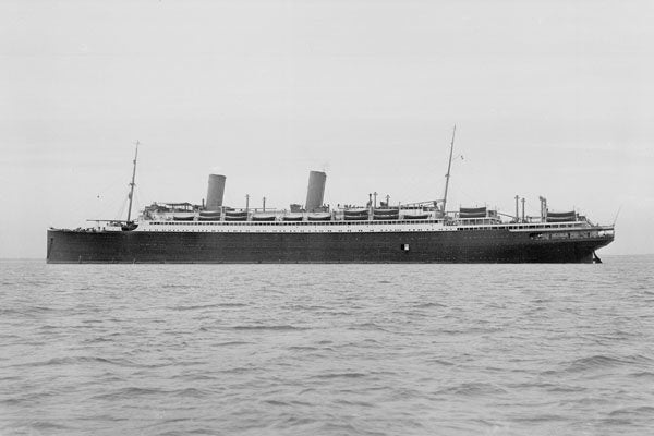 726021 Steam Ship Columbus, 1924 A4 Photo Print