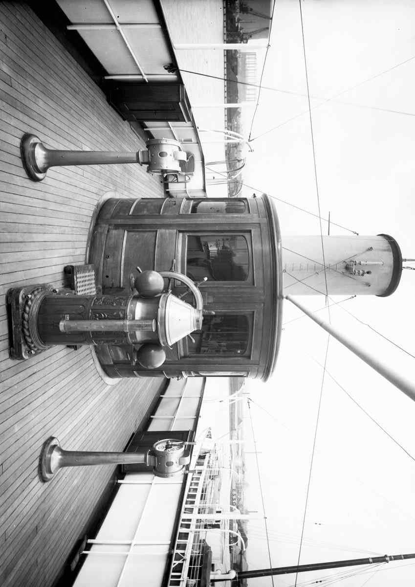726036 Bridge Deck Of Steam Yacht Conqueror 1938 A4 Photo Print