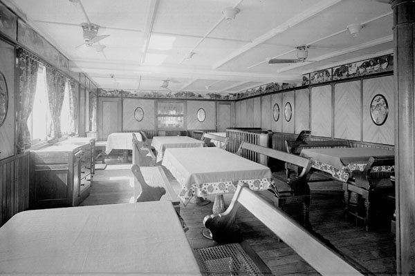 726038 Children's Room, Steam Ship Slamat, 1924 A4 Photo Print