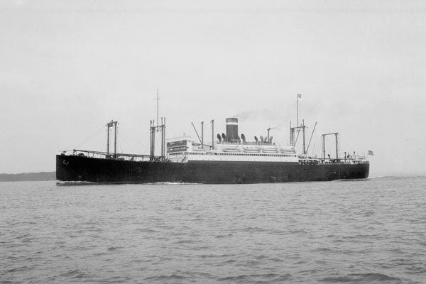 726048 United States Line Steam Ship, President Roosevelt, 1925 A4 Photo Print