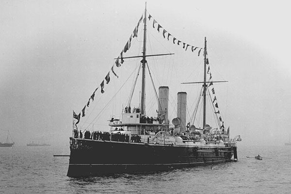 726070 HMS Theseus, 1887 A4 Photo Print