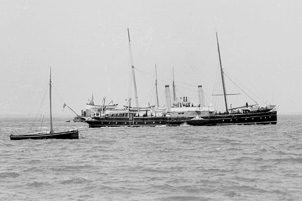 726079 British Navy Paddle Steamer, HMS Research A4 Photo Print