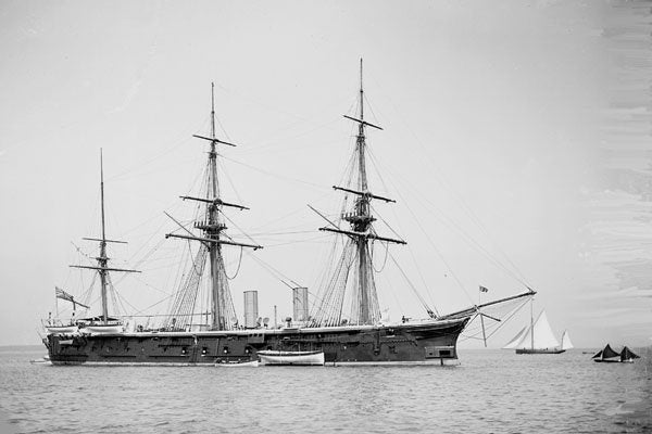 726086 HMS Bellerophone, 1895 A4 Photo Print