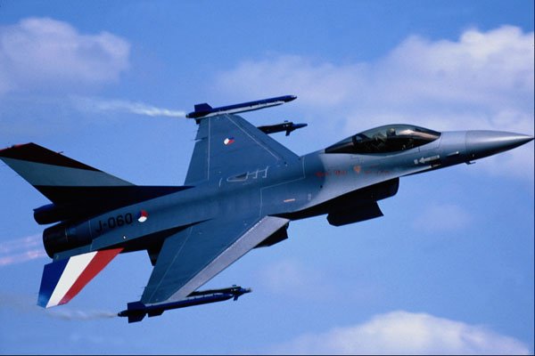 727000 U.S.A. Air Force F 16 Fighting Falcon , Jet Fighter A4 Photo Print
