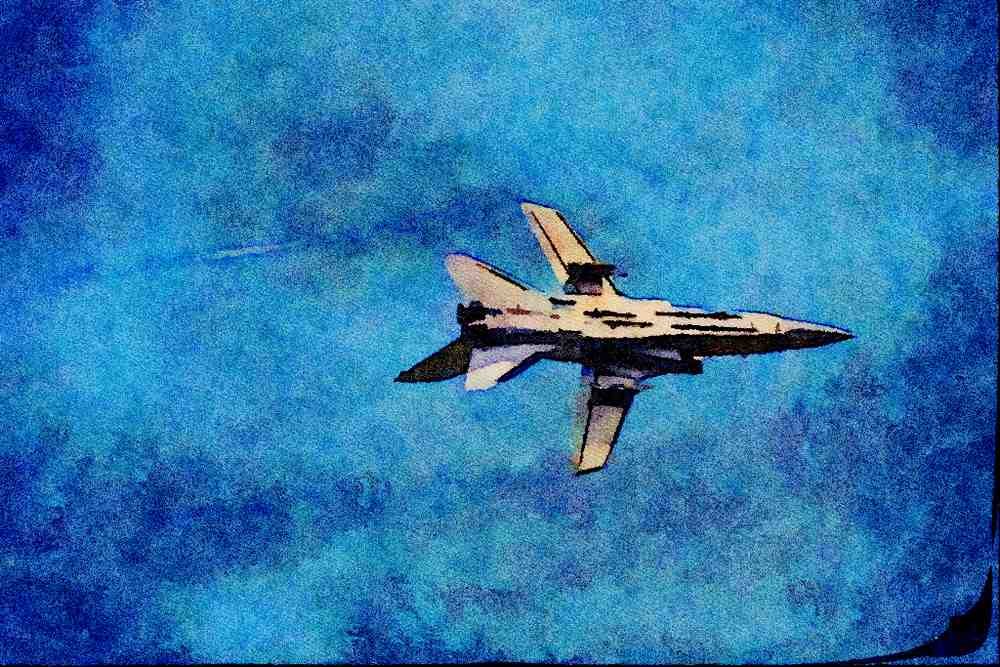 727006 Tornado Jet Fighter A4 Limited Edition Watercolour Print
