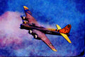 727010 Bit Bomber, _Sally B_ A4 Limited Edition Watercolour Print