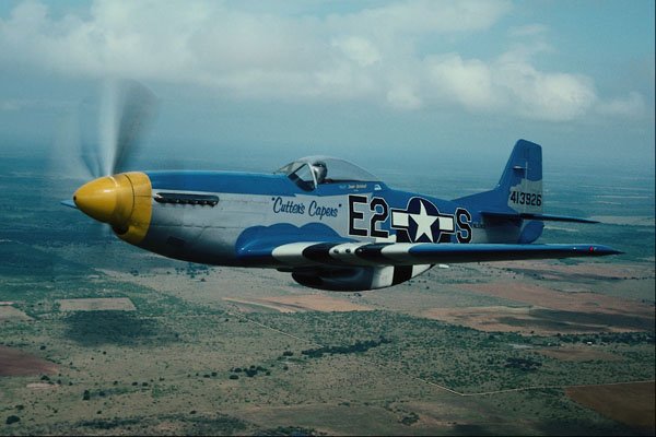 727013 P 51D Mustang , 44 73436, Breckonridge, Texas, U.S.A. A4 Photo Print