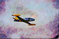 727022 Lockheed T 33 _Shooting Star_, In Flight Over Duxford, England A4 Limited Edition Watercolour Print