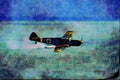 727032 Messerchmitt 108 _Taifun_, Over The English Channel A4 Limited Edition Watercolour Print
