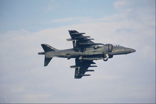727046 Royal Air Force Harrier , Vertical Take off Bomber A4 Photo Print