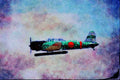 727048 A Val Dive Bomber Or Kate Torpedo Bomber A4 Limited Edition Watercolour Print