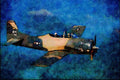727067 North American T 28D A4 Limited Edition Watercolour Print