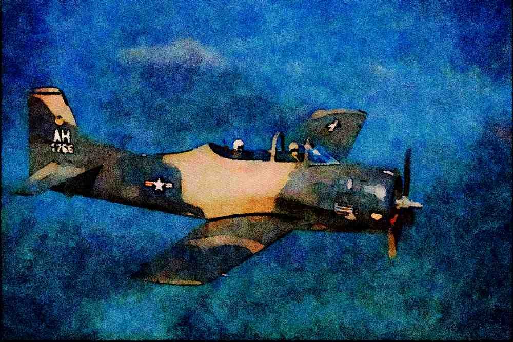 727067 North American T 28D A4 Limited Edition Watercolour Print