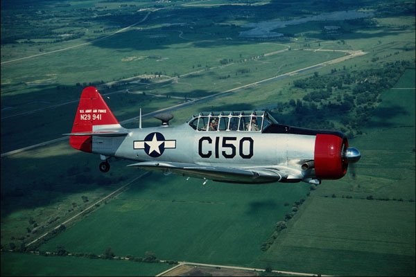 727070 North American T 6, World War II Trainer A4 Photo Print
