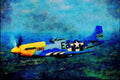 727072 P 51D _Mustang_ A4 Limited Edition Watercolour Print