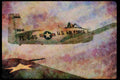 727075 North American T 28 _Trojan_ A4 Limited Edition Watercolour Print