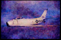 727080 North American F 86 _Sabre_ A4 Limited Edition Watercolour Print
