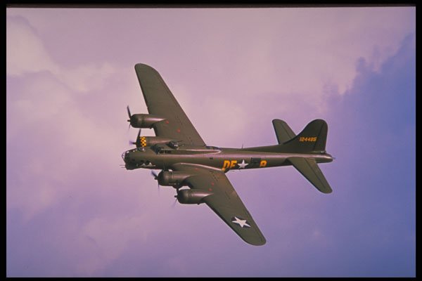 727098 Boeing B 17G Flying Fortress , In Flight A4 Photo Print