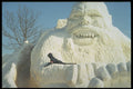 728004 Gorilla Snow Sculpture A4 Photo Print