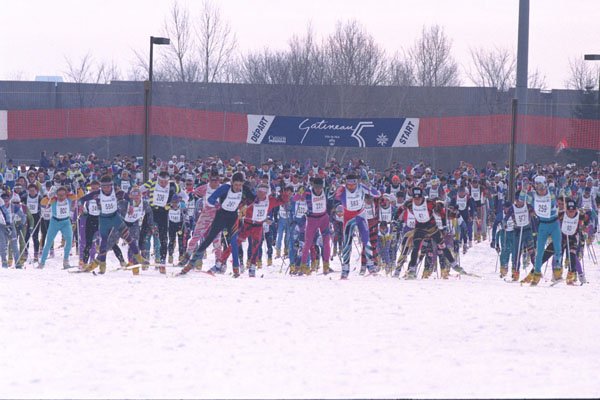 728008 Start Of Gatineau 55 Marathon, Quebec, Canada A4 Photo Print